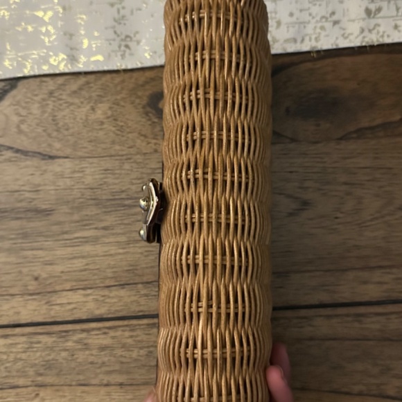 Michael Kors Wicker Summer Clutch - Picture 4 of 8